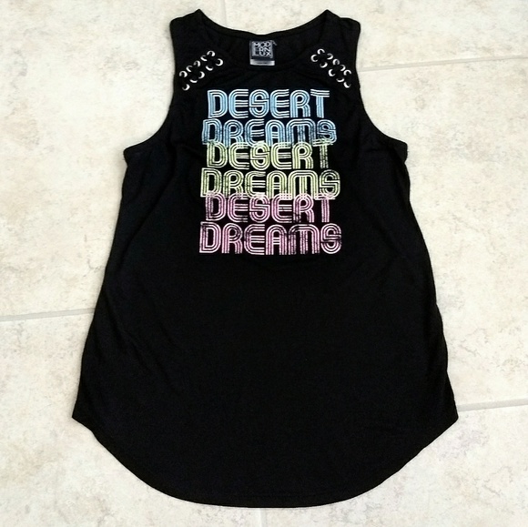 4/$25 ❤️ Modern Lux Desert Dreams Graphic Tank Black - Picture 5 of 5